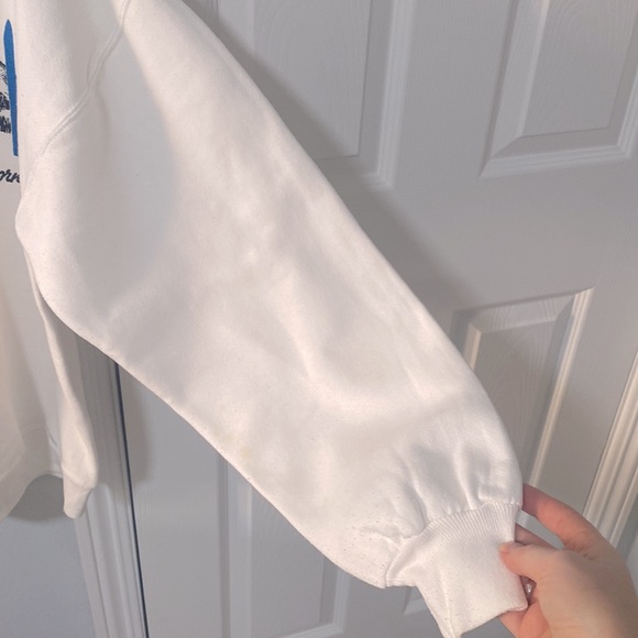 Vintage white oversized sweatshirt - Picture 3 of 14